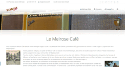 Desktop Screenshot of melrosecafe.fr