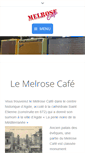 Mobile Screenshot of melrosecafe.fr