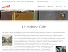 Tablet Screenshot of melrosecafe.fr